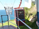 Taking Cable Car to Ocean